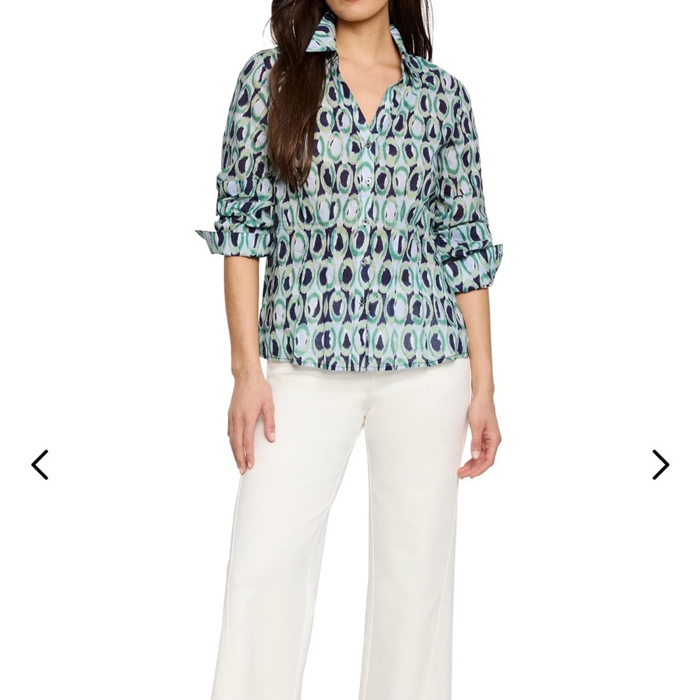 NIC+ZOE Ikat Rings Tucked Shirt - Picture 8 of 10
